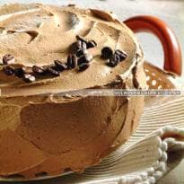 Torta deliciosa de café